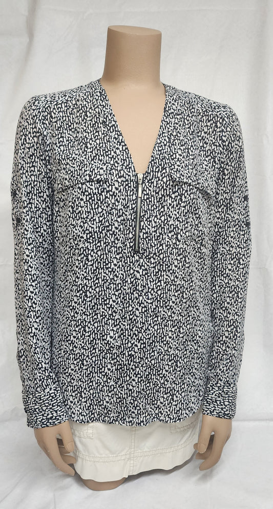 EXPRESS - 1/2 Zip, Long Sleeve Shirt