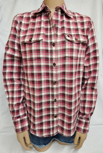 CARHARTT - Long Sleeve Flannel Button Up Shirt