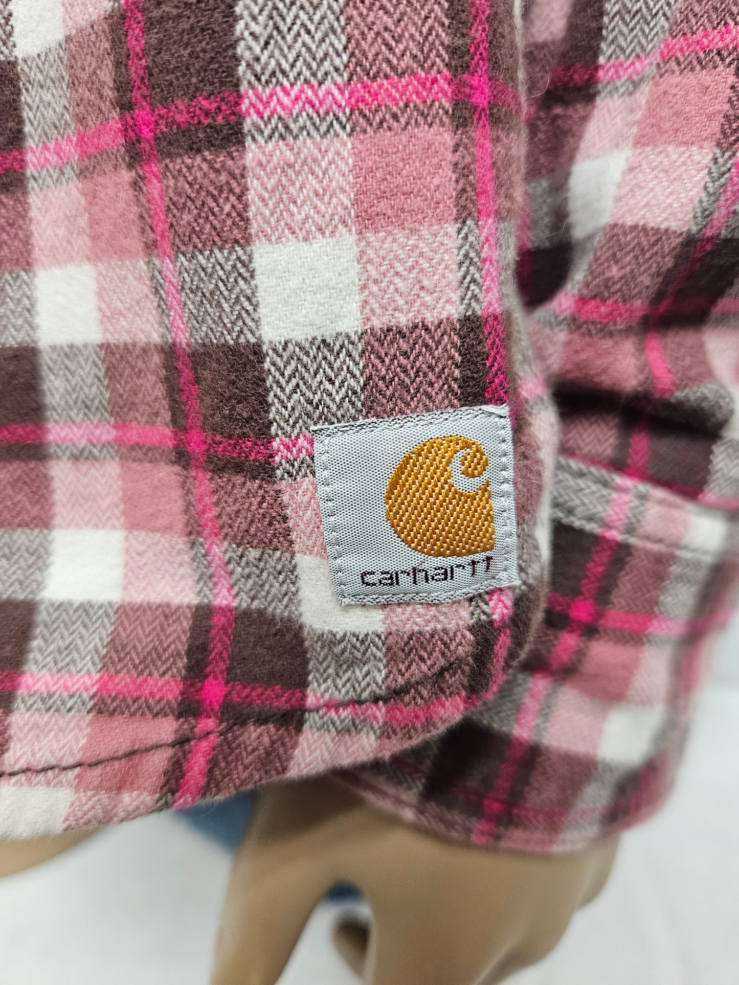 CARHARTT - Long Sleeve Flannel Button Up Shirt