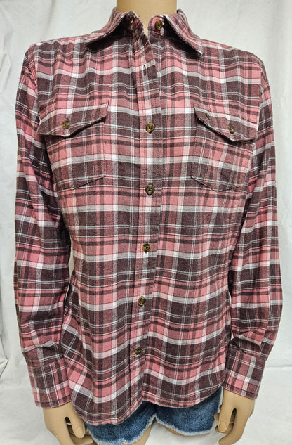 CARHARTT - Long Sleeve Flannel Button Up Shirt