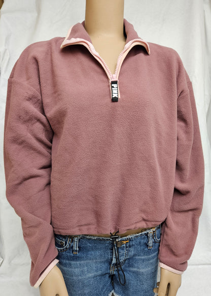 PINK - Long Sleeve Fleece Shirt