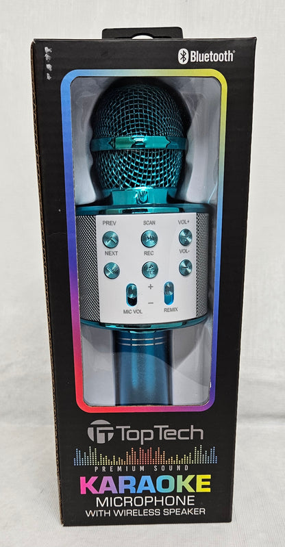 TOP TECH - Karaoke Microphone with Wireless Speaker