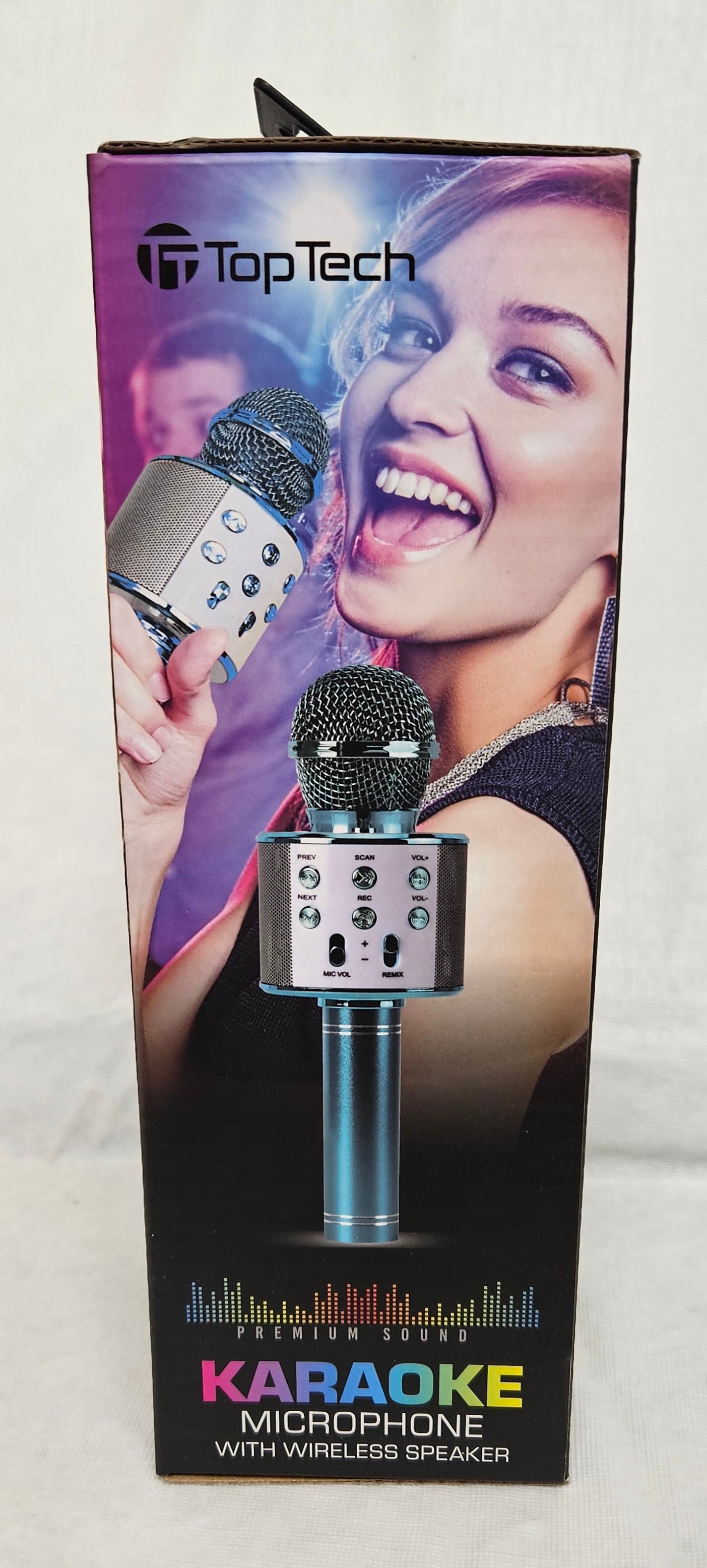 TOP TECH - Karaoke Microphone with Wireless Speaker