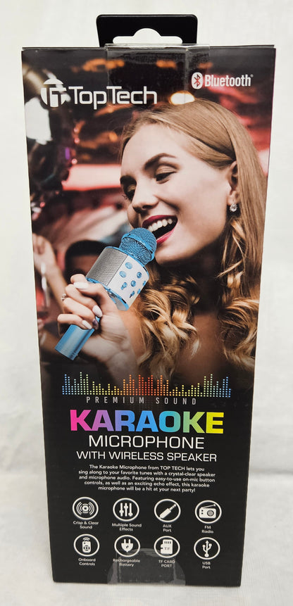 TOP TECH - Karaoke Microphone with Wireless Speaker