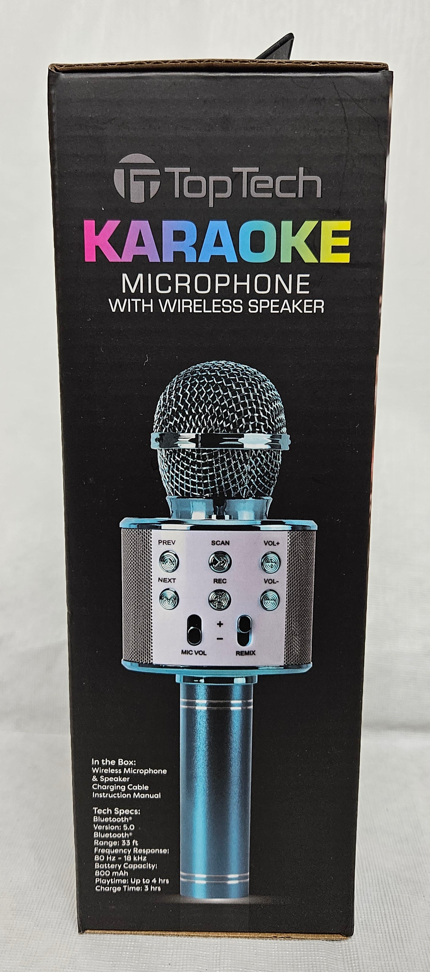 TOP TECH - Karaoke Microphone with Wireless Speaker