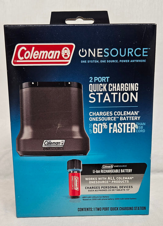 COLEMAN - OneSource 2 Port Quick Charging Station