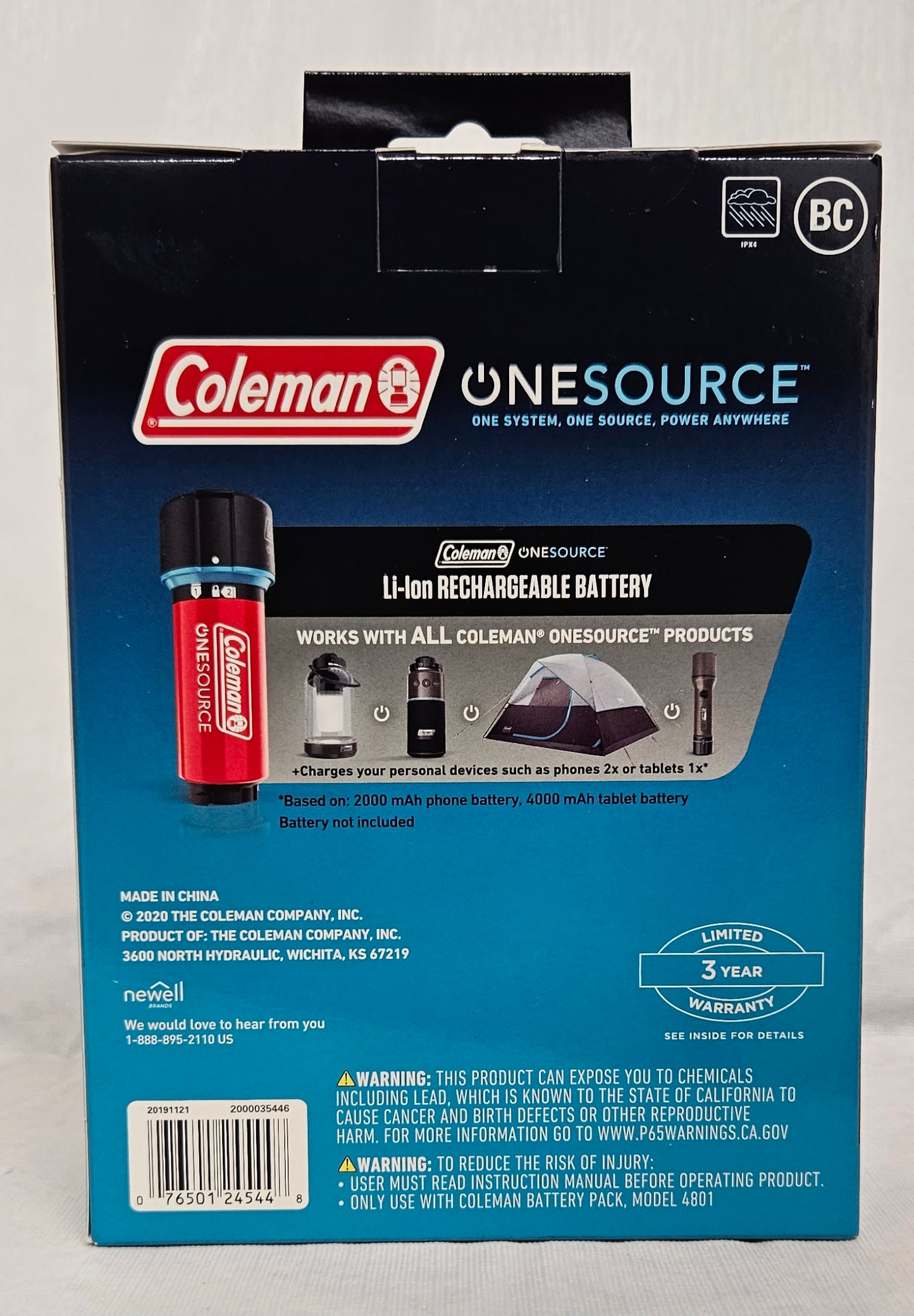 COLEMAN - OneSource 2 Port Quick Charging Station