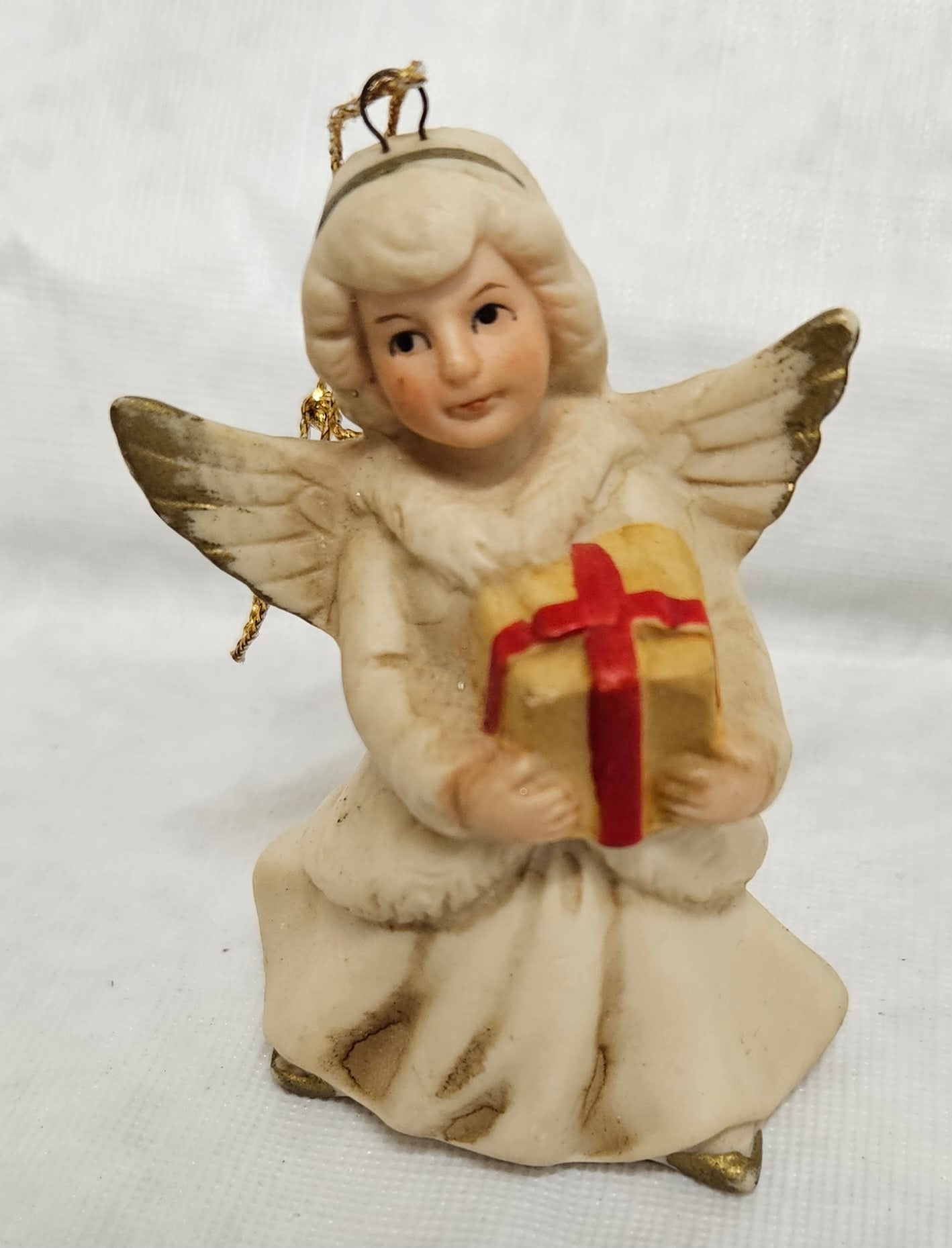 VINTAGE Set of 3 Angel Christmas Ornaments