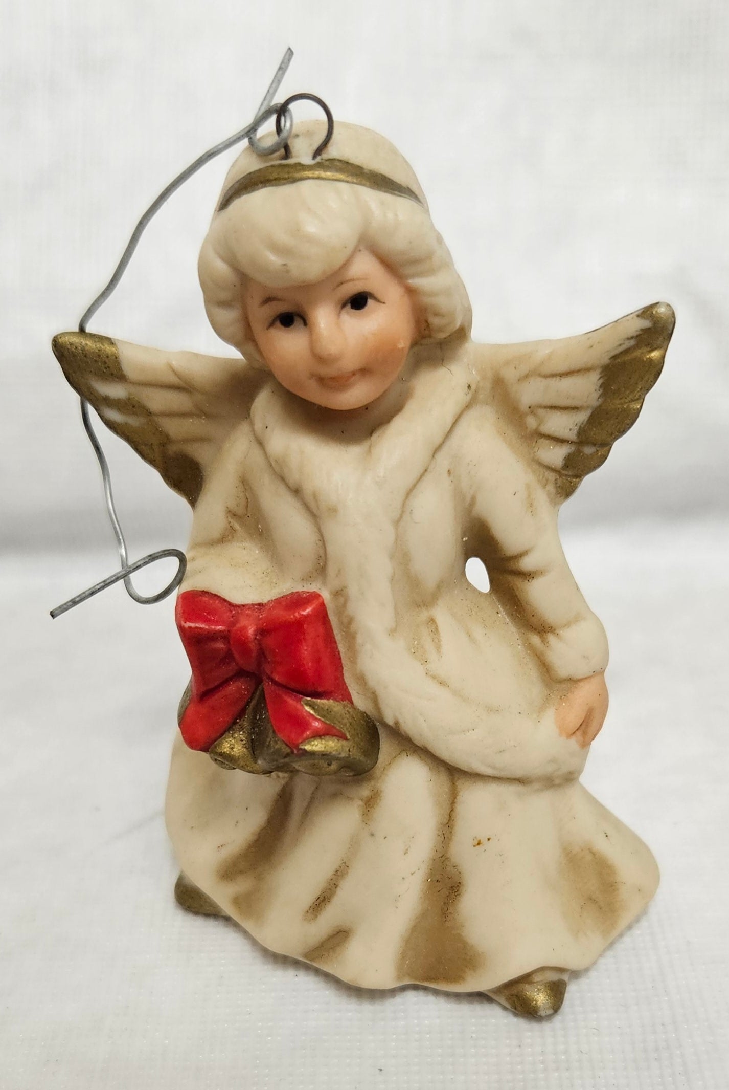 VINTAGE Set of 3 Angel Christmas Ornaments