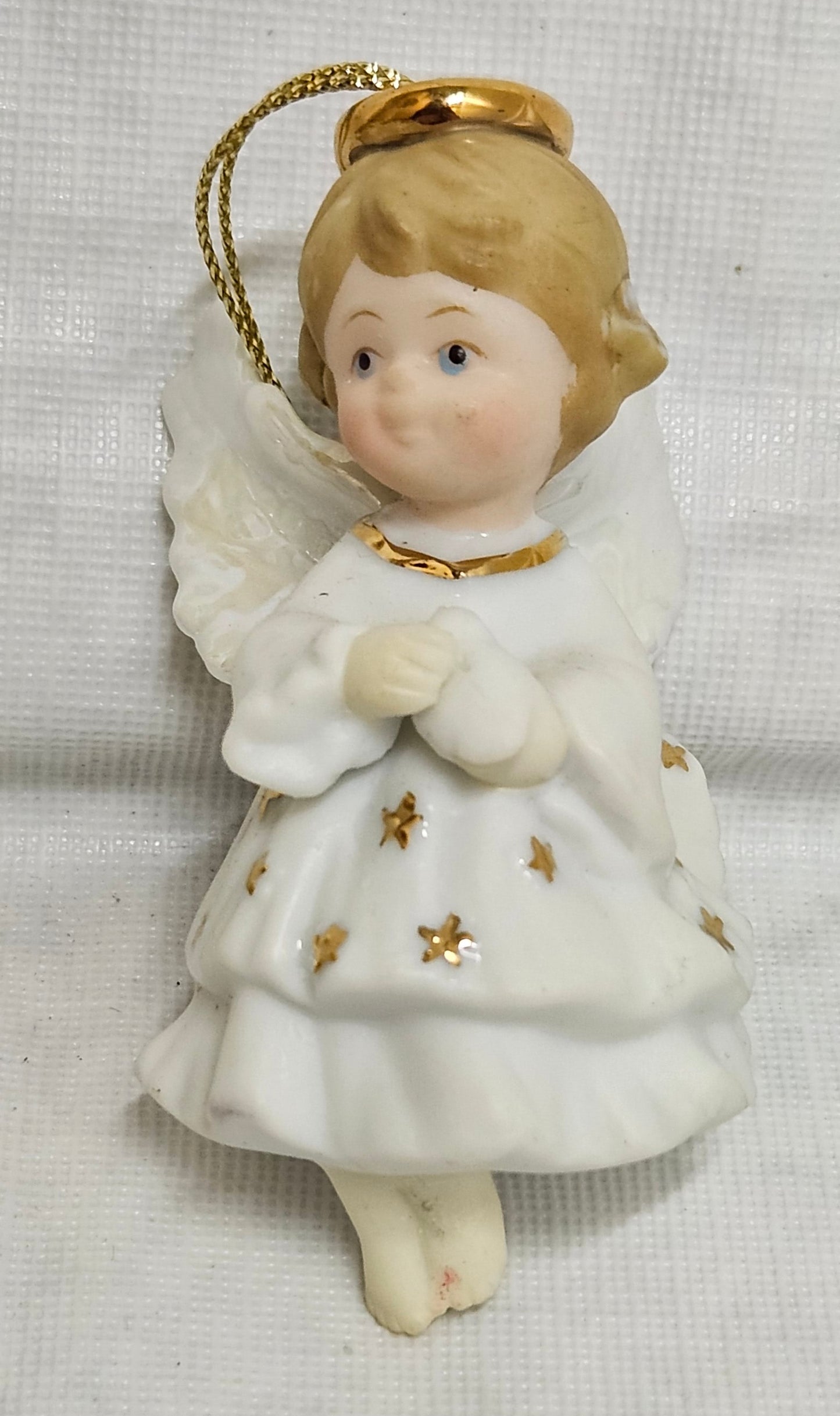 VINTAGE Christmas Angel Ornaments - Set of 3