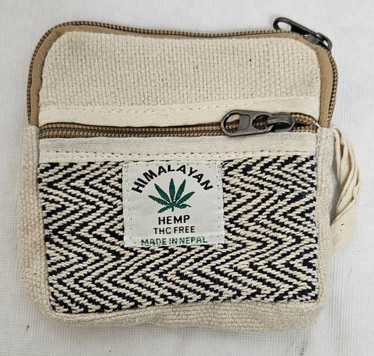 Himalayan Hemp Wallet Coin Purse Bag