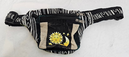 Sun & Moon Cotton Himalayan Hemp Fanny Pack