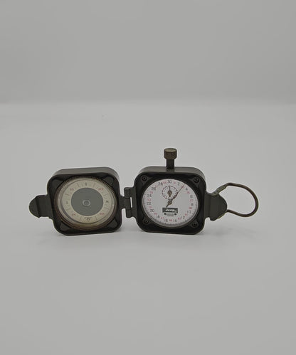 Jeep Military US Army Style Compass Pocket Stop Watch Timer Combo